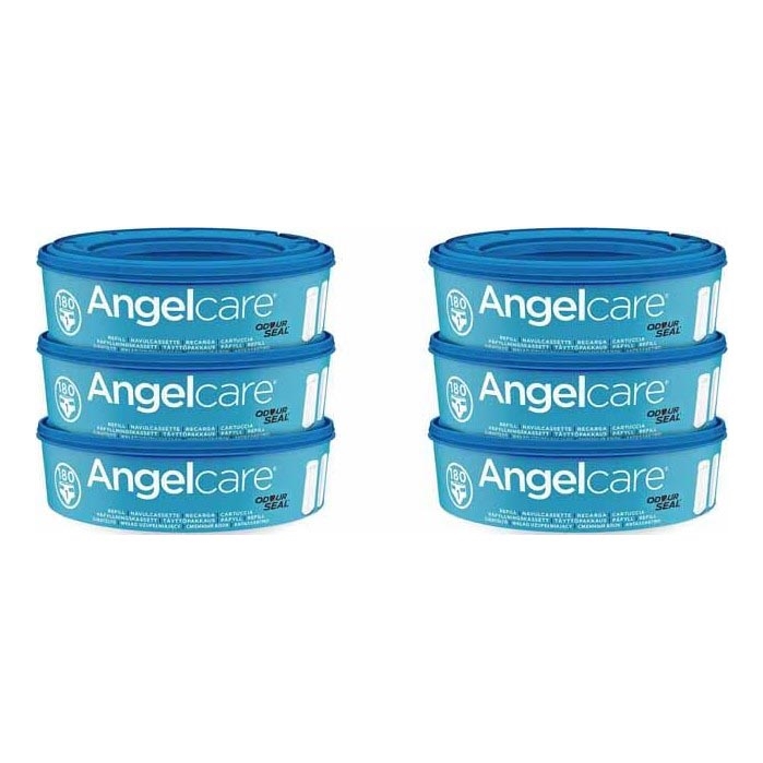 Angelcare - Blöjsoptunna refill cassettes 6 delar