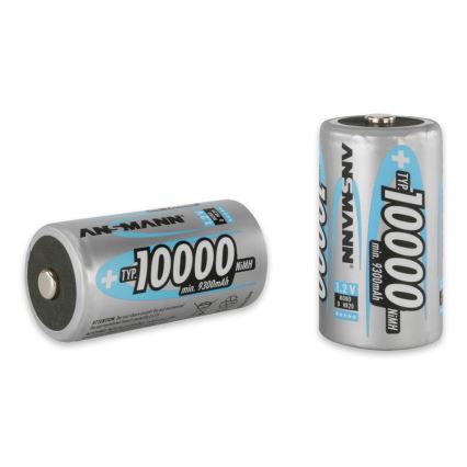 Ansmann 06549 Mono D - 2st Laddningsbara batterier D NiMH/1,2V/1000mAh
