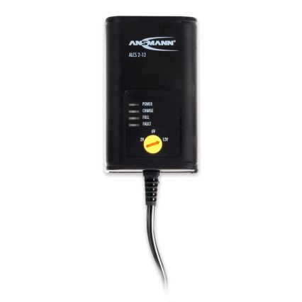 Ansmann 11496 - ALCS 2-12/0,4 - Batteriladdare 2-12V/1,2-40Ah