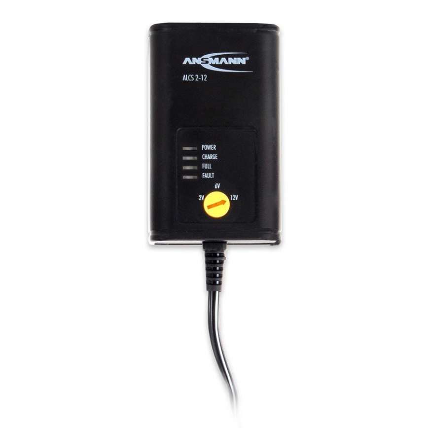 Ansmann 11496 - ALCS 2-12/0,4 - Batteriladdare 2-12V/1,2-40Ah
