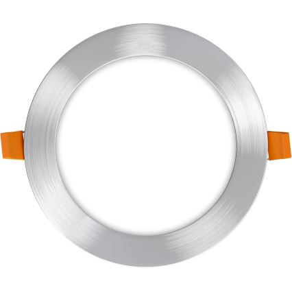 APLED - Infälld LED badrumsbelysning RONDO LED/12W/230V IP40 diameter 17 cm matt krom