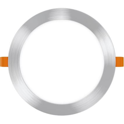 APLED - Infälld LED badrumsbelysning RONDO LED/18W/230V IP40 diameter 22,5 cm matt krom
