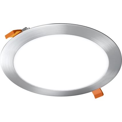APLED - Infälld LED badrumsbelysning RONDO LED/18W/230V IP40 diameter 22,5 cm matt krom