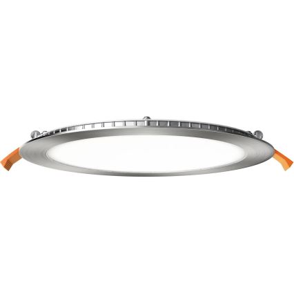 APLED - Infälld LED badrumsbelysning RONDO LED/18W/230V IP40 diameter 22,5 cm matt krom