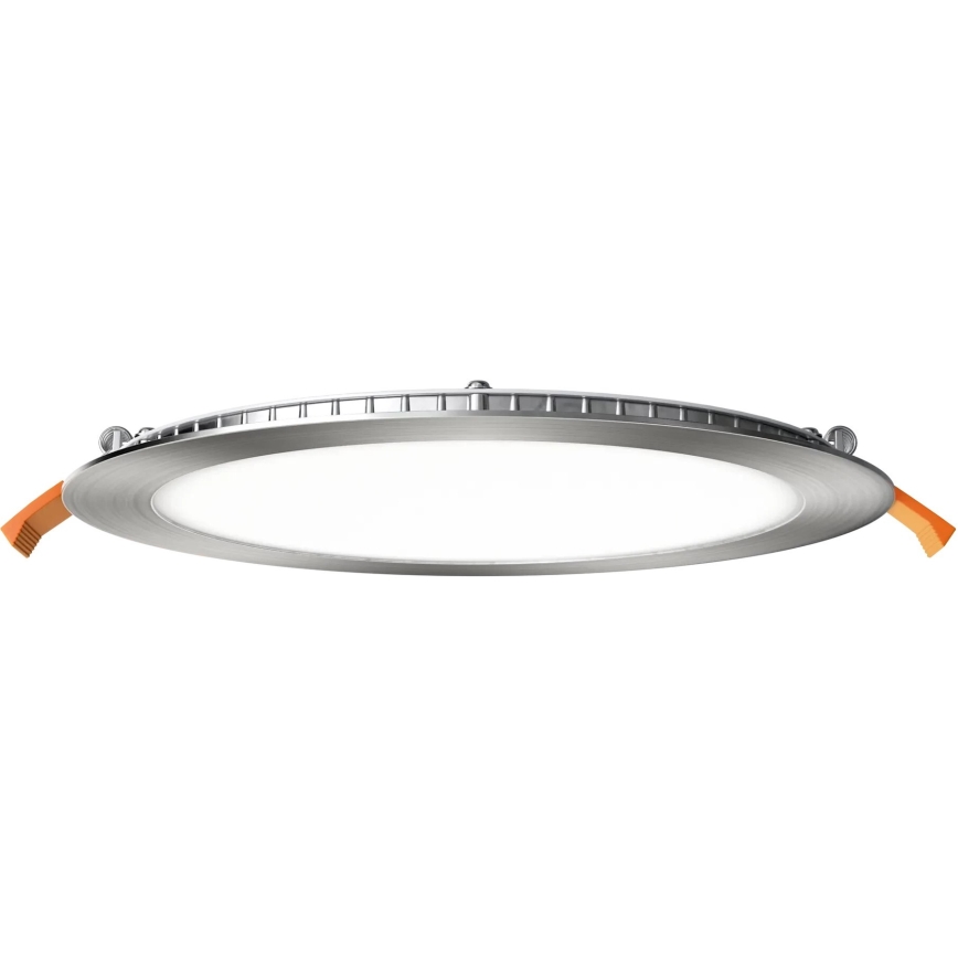 APLED - Infälld LED badrumsbelysning RONDO LED/18W/230V IP40 diameter 22,5 cm matt krom
