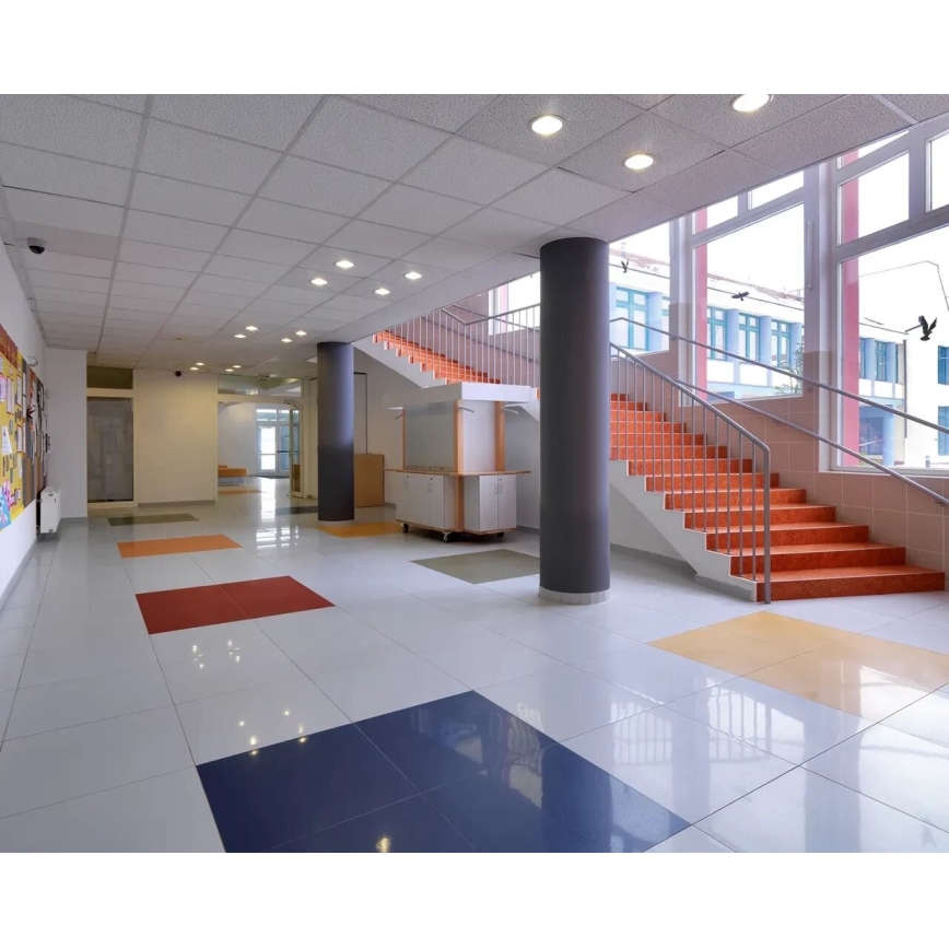 APLED - Infälld LED badrumsbelysning RONDO LED/24W/230V IP40 diameter 30 cm matt krom