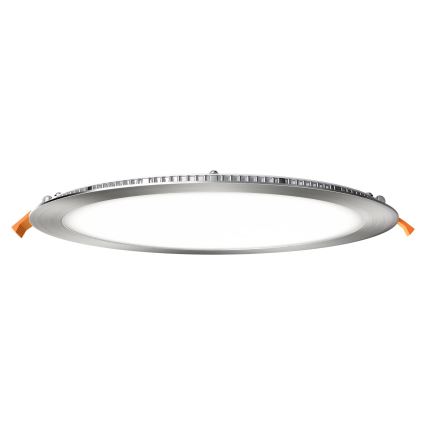APLED - Infälld LED badrumsbelysning RONDO LED/24W/230V IP40 diameter 30 cm matt krom