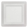 APLED - Infälld LED badrumsbelysning SQUARE DUO LED/4W + LED/12W/230V IP41 3000/4000K 19,5x19,5 cm vit