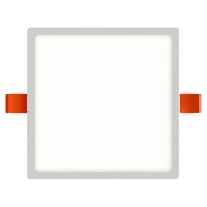 APLED - LED infälld belysning SQUARE SLIM LED/16W/230V 14,5x14,5 cm vit