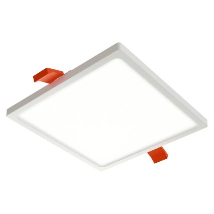 APLED - LED infälld belysning SQUARE SLIM LED/16W/230V 14,5x14,5 cm vit