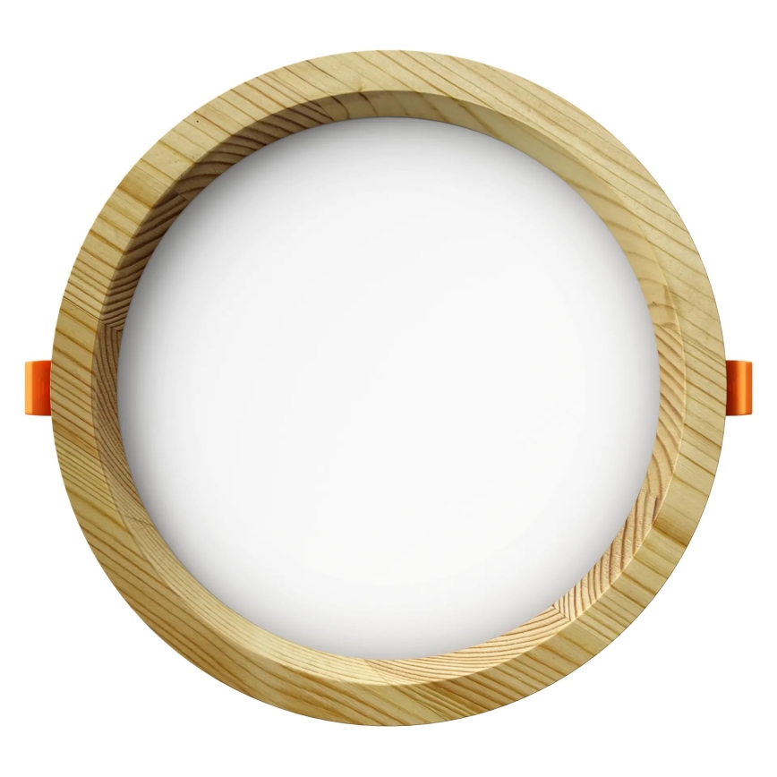 APLED - LED infälld belysning RONDO WOODLINE LED/12W/230V 3000K diameter 20 cm tall massivt trä