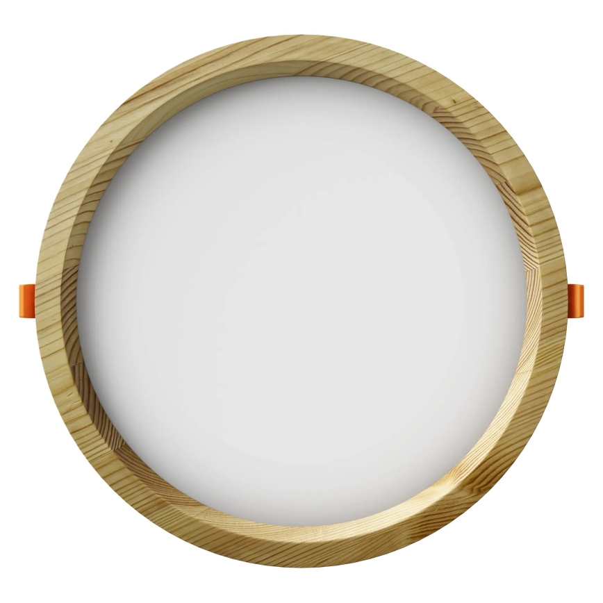 APLED - LED infälld belysning RONDO WOODLINE LED/18W/230V 3000K diameter 26 cm tall massivt trä