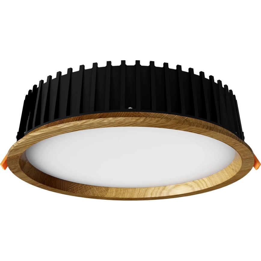 APLED - LED infälld belysning RONDO WOODLINE LED/18W/230V 4000K diameter 26 cm ek massivt trä