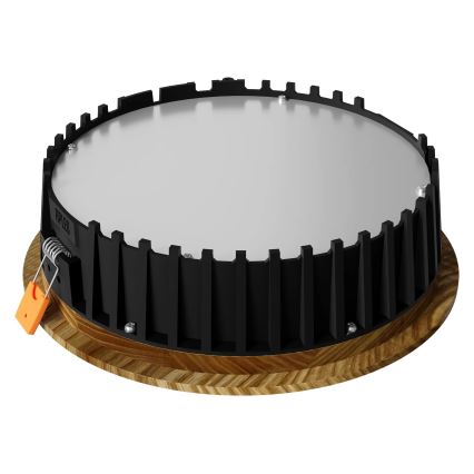 APLED - LED infälld belysning RONDO WOODLINE LED/6W/230V 3000K diameter 15 cm ask massivt trä