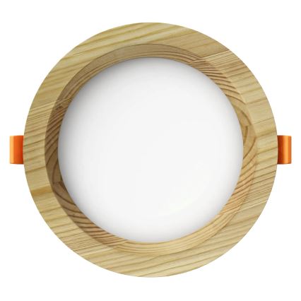 APLED - LED infälld belysning RONDO WOODLINE LED/6W/230V 4000K diameter 15 cm tall massivt trä