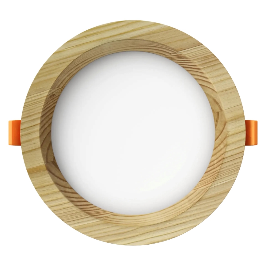 APLED - LED infälld belysning RONDO WOODLINE LED/6W/230V 4000K diameter 15 cm tall massivt trä