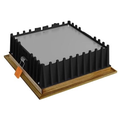 APLED - LED infälld belysning SQUARE WOODLINE LED/12W/230V 3000K 17x17 cm ask massivt trä