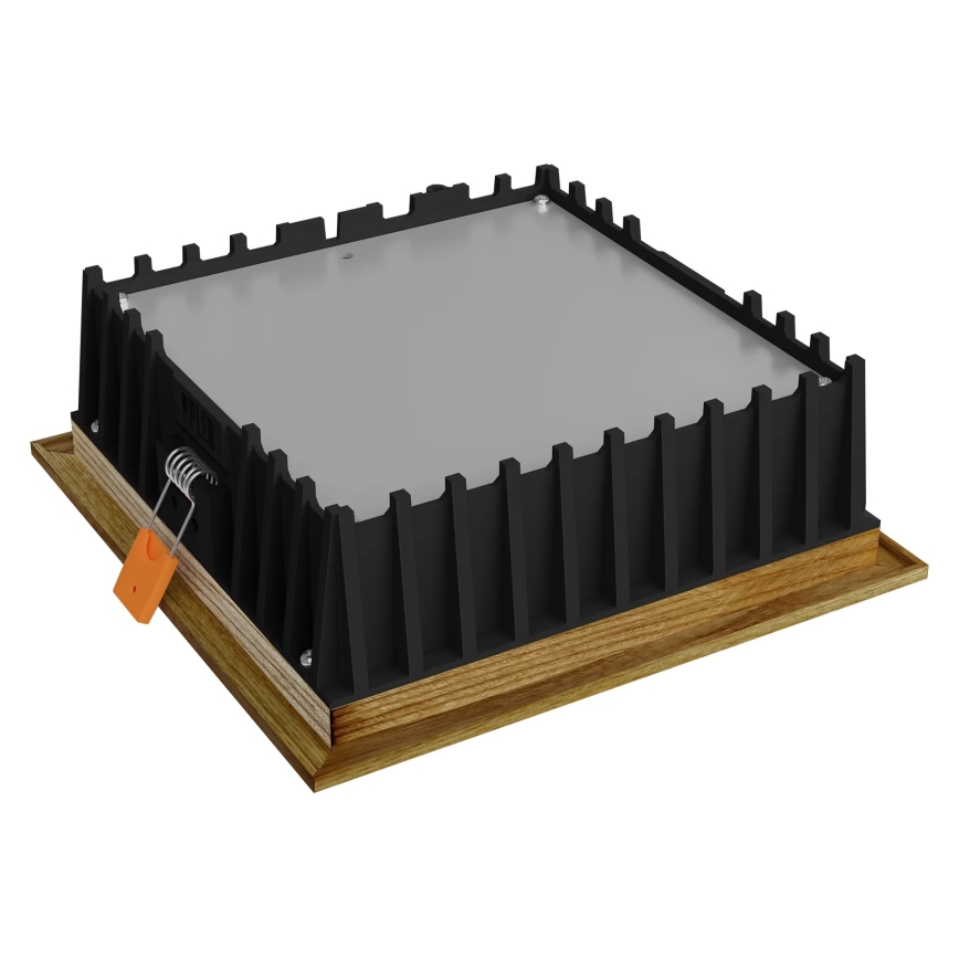 APLED - LED infälld belysning SQUARE WOODLINE LED/12W/230V 3000K 17x17 cm ask massivt trä