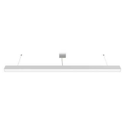 APLED - LED ljuskrona med upphängningsrem LOOK LED/58W/230V 4000K 150 cm silver