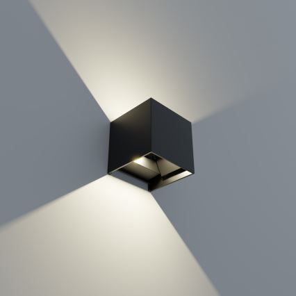 APLED - LED Utomhus Väggbelysning CUBE 2xLED/3W/230V IP65