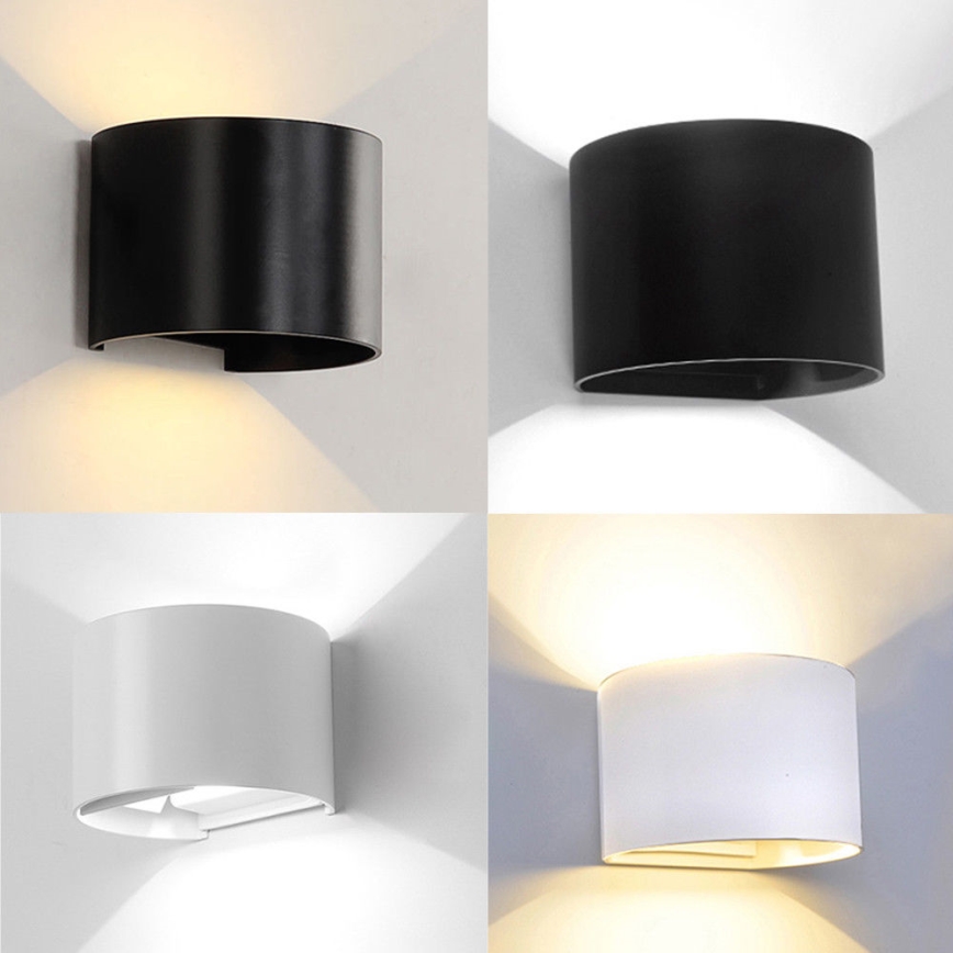 APLED - LED Utomhus Väggbelysning OVAL 2xLED/3W/230V IP65