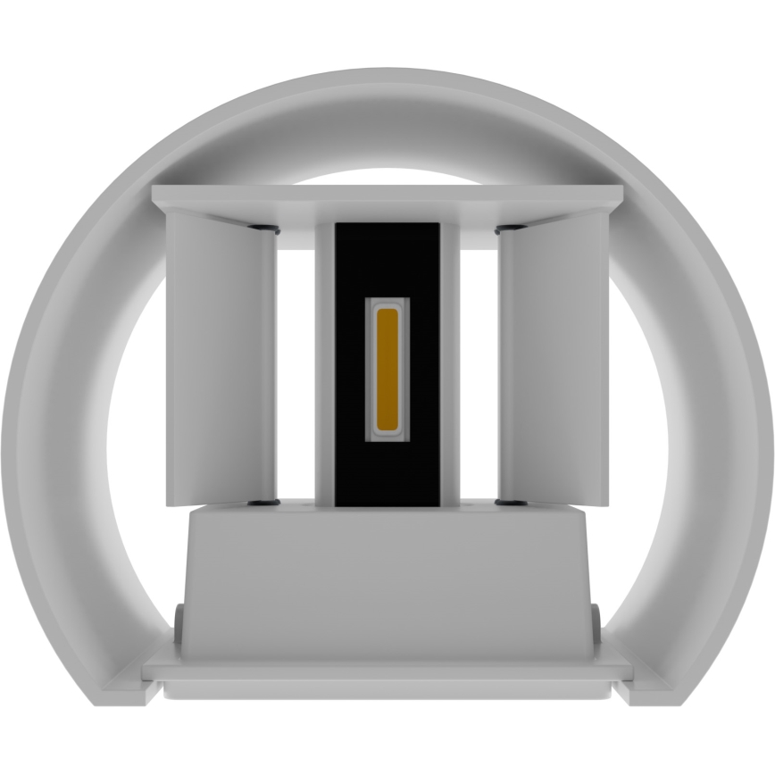 APLED - LED Utomhus Väggbelysning OVAL 2xLED/3W/230V IP65