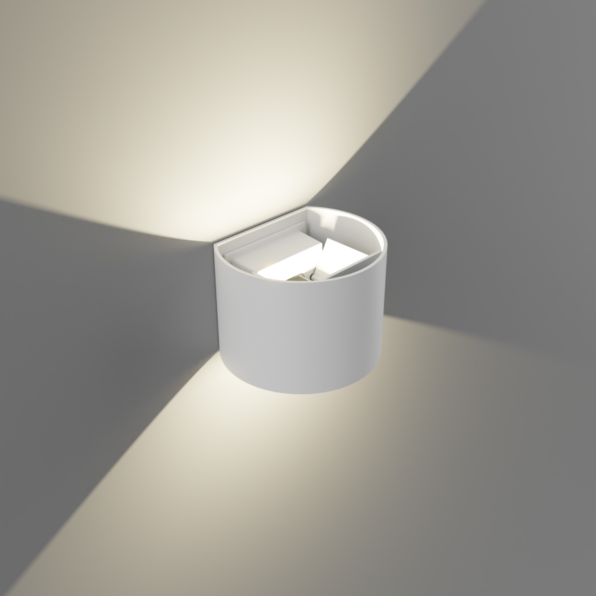 APLED - LED Utomhus Väggbelysning OVAL 2xLED/3W/230V IP65