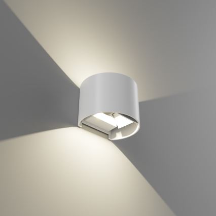 APLED - LED Utomhus Väggbelysning OVAL 2xLED/3W/230V IP65