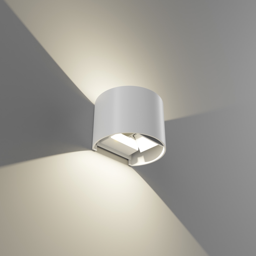 APLED - LED Utomhus Väggbelysning OVAL 2xLED/3W/230V IP65