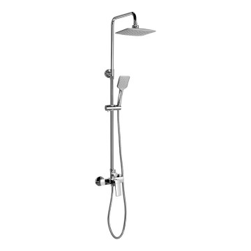 Aqualine - Dusch med kran FACTOR skinande krom