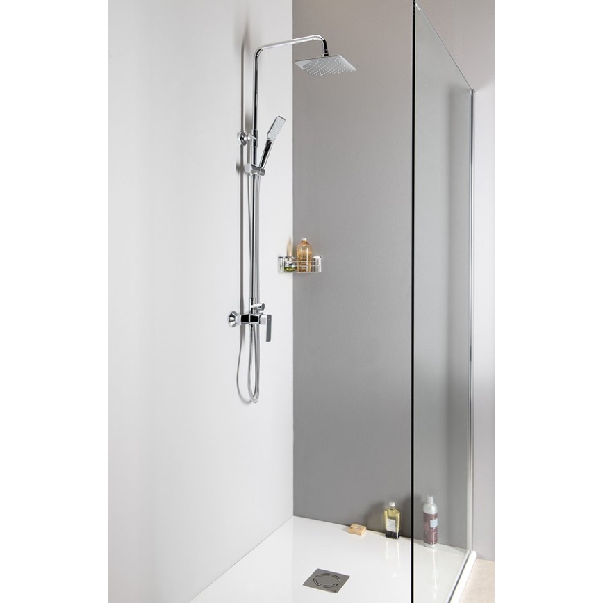 Aqualine - Dusch med kran FACTOR skinande krom