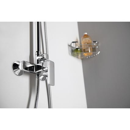 Aqualine - Dusch med kran FACTOR skinande krom