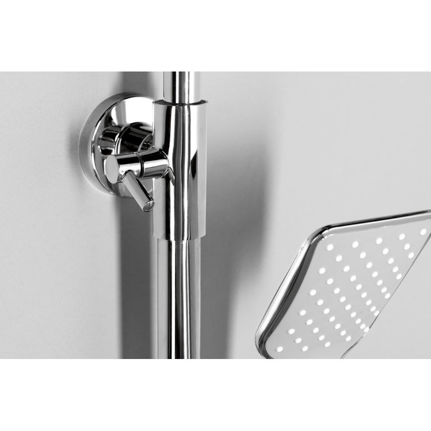 Aqualine - Dusch med kran FACTOR skinande krom