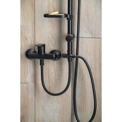 Aqualine - Dusch set KERA matt svart
