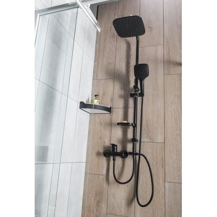 Aqualine - Dusch set KERA matt svart
