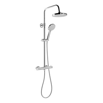 Aqualine - Dusch set med termostatkran LIGA skinande krom