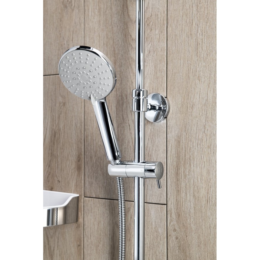 Aqualine - Dusch set med termostatkran LIGA skinande krom