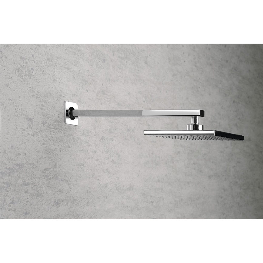 Aqualine - Duscharm vinklat 40,4 cm skinande krom