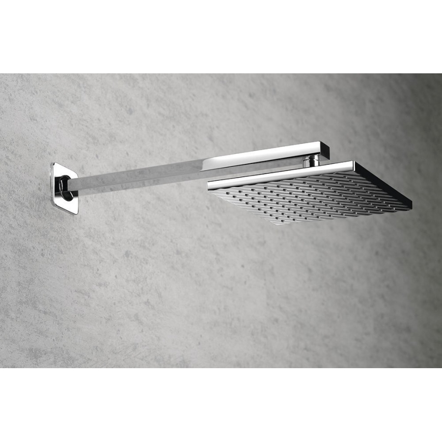 Aqualine - Duscharm vinklat 40,4 cm skinande krom