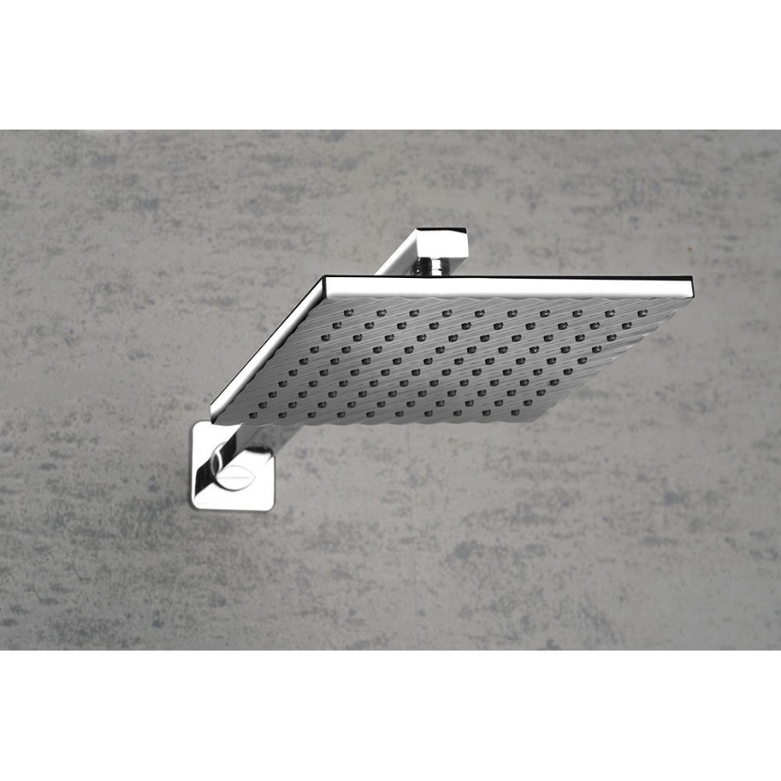 Aqualine - Duscharm vinklat 40,4 cm skinande krom