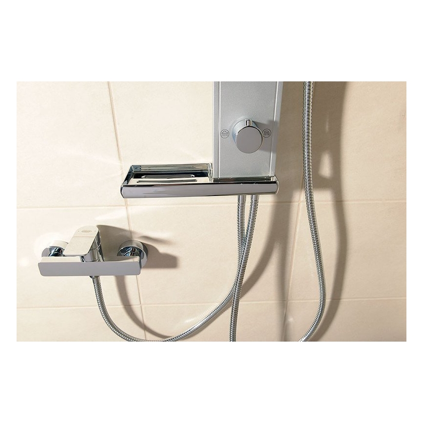 Aqualine - Duschset ROME i blank krom