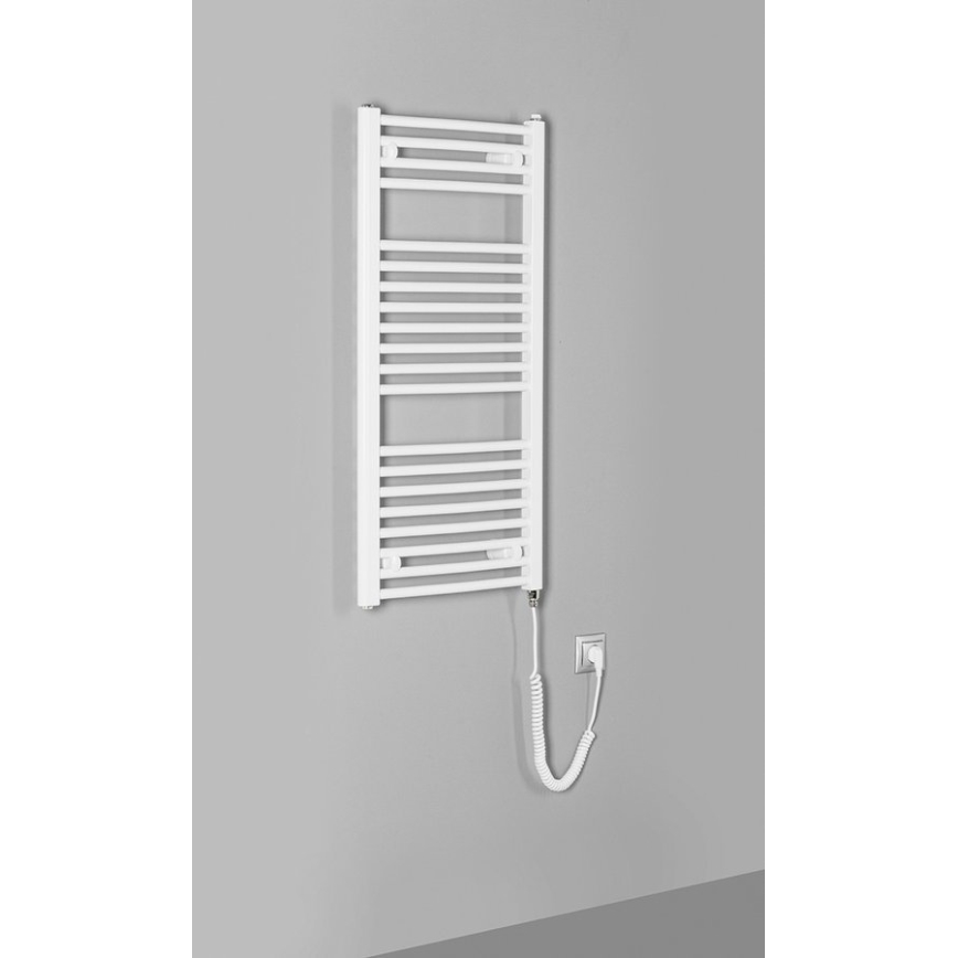 Aqualine - Elektrisk för badrum element ORBIT-E 300W/230V 96 cm vit rund