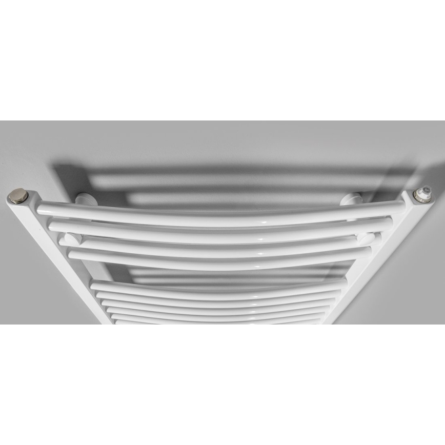 Aqualine - Elektrisk för badrum element ORBIT-E 600W/230V 132 cm vit rund