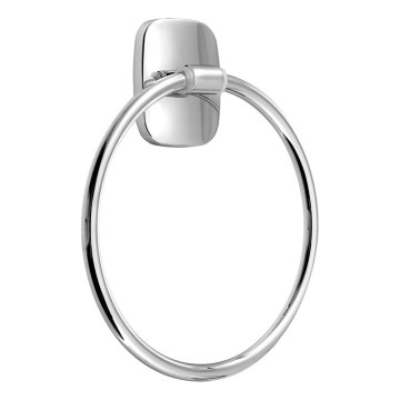 Aqualine - Handdukshängare för vägg RUMBA diameter 15,6 cm skinande krom