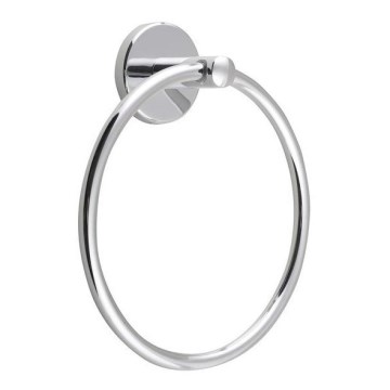 Aqualine - Handdukshängare för vägg SAMBA diameter 15,5 cm skinande krom