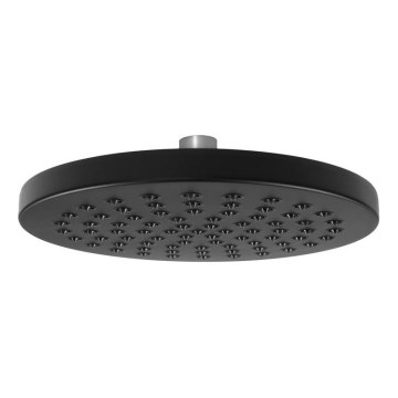 Aqualine - Huvuddusch diameter 20 cm matt svart