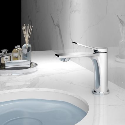 Aqualine - Kran till handfat BOLERO skinande krom
