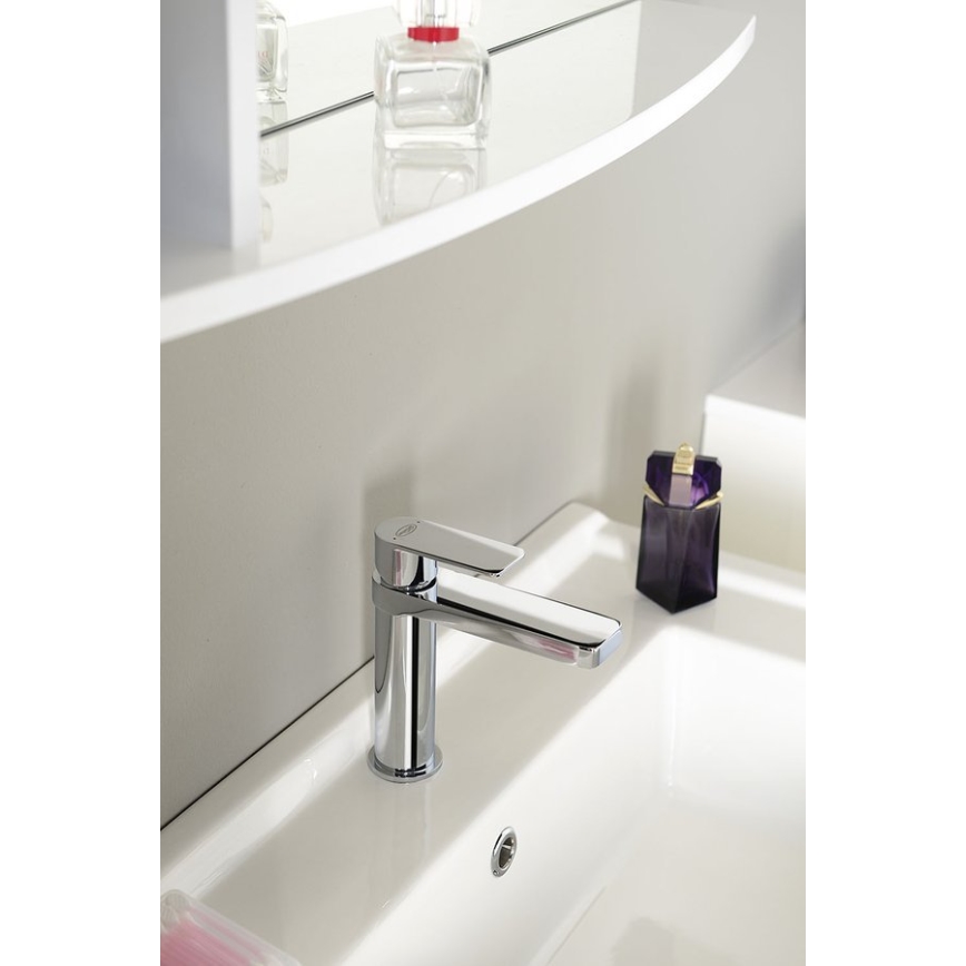 Aqualine - Kran till handfat DAPHNE 15,5 cm skinande krom