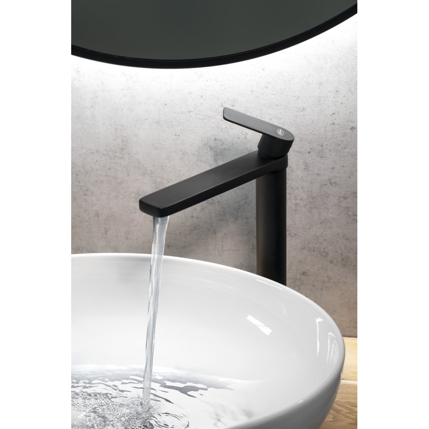 Aqualine - Kran till handfat DAPHNE 29 cm matt svart