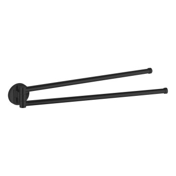 Aqualine - Rotating vägg handduk hållare SAMBA 47 cm svart
